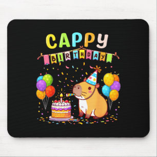 Tapis De Souris C'est mon anniversaire filles Amoureux de capybara