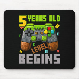 Tapis De Souris C'est mon contrôleur de jeu pixelisé de 5e anniver