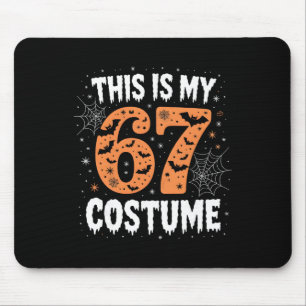 Tapis De Souris C'est mon costume 67 Lazy Brainrot Meme 67 Drôle