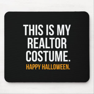 Tapis De Souris C'est mon costume d'agent immobilier drôle Hallowe