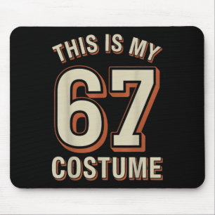 Tapis De Souris C'est mon costume d'Halloween 67
