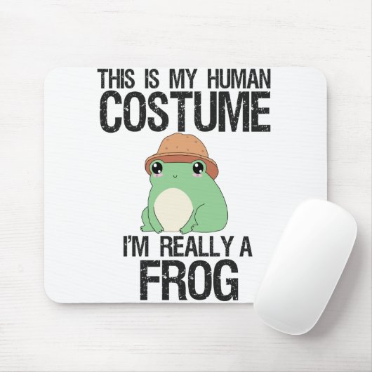 Tapis De Souris C'est mon costume humain je suis vraiment une gren (Avec souris)