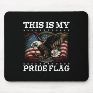 Tapis De Souris C'Est Mon Drapeau De Fierté Usa American 4 juillet