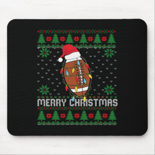 Tapis De Souris C'Est Mon Football De Noël En Pjamama Avec Père No