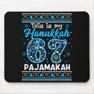 Tapis De Souris C'est mon Hanukkah 67 Pajamakah pour le Christ jui