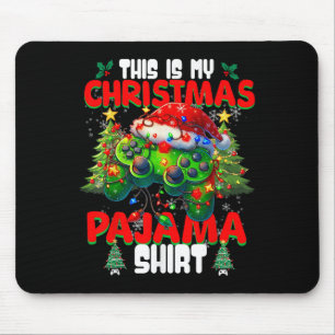 Tapis De Souris C'Est Mon Jeu Vidéo Pajama De Noël Gamer Boys