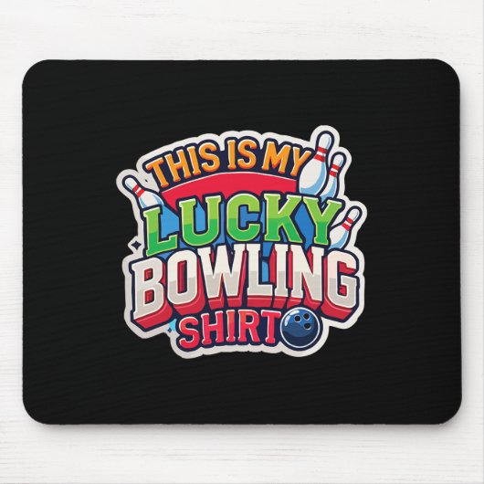 Tapis De Souris C'Est Mon Lucratif Conception De Bowling Pour Homm (Devant)