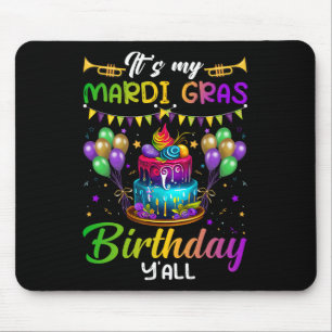 Tapis De Souris C'Est Mon Mardi Gras Anniversaire Yall Mardi Gras 