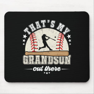 Tapis De Souris C'Est Mon Petit-Fils Là-Bas De Baseball Grand Gran