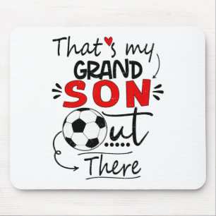 Tapis De Souris C'est mon petit-fils là-bas Football pour grand-mè