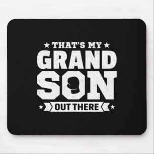 Tapis De Souris C'est mon petit-fils qui kickboxe là-bas Grandpare