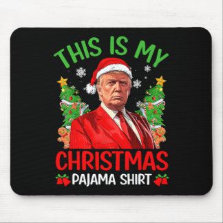 Tapis De Souris C'Est Mon Pyjama De Noël Drôle Trump Xmas Pjs M