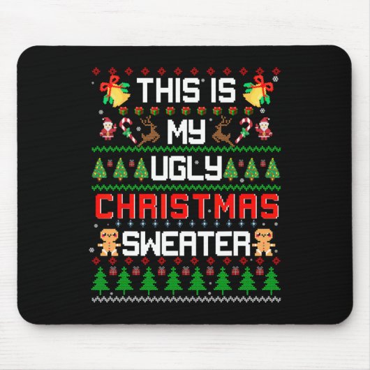 Tapis De Souris C'Est Mon Vilain Noël Fun (Devant)