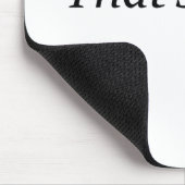 Tapis De Souris C'est quoi - Elle (Coin)