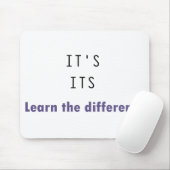 Tapis De Souris C'est sa grammaire (Avec souris)