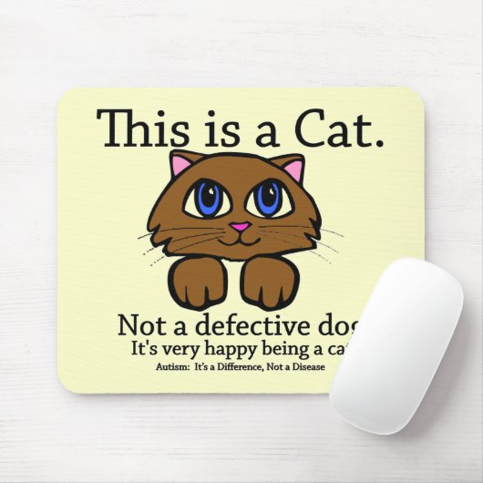 Tapis De Souris C'est un chat Mousepad (Avec souris)