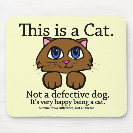 Tapis De Souris C'est un chat Mousepad (Devant)