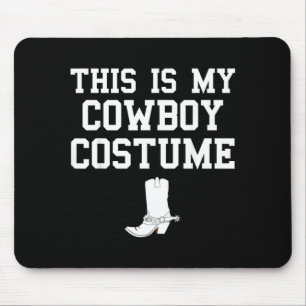 Tapis De Souris C'est un costume de cowboy drôle et paresseux west