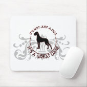 Tapis De Souris C'est un Grand Danois (Avec souris)