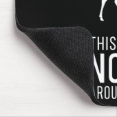 Tapis De Souris C'Est Un Gros Non Autour Ici Drôle Deer Butt (Coin)