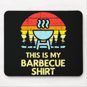 Tapis De Souris C'est un maillot de barbecue rétro barbecue grilla