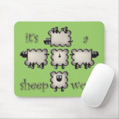 Tapis De Souris c'est un monde de moutons (Avec souris)
