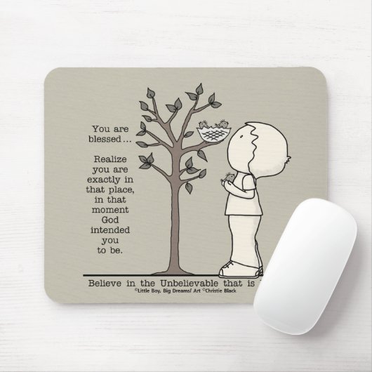 Tapis De Souris Cet endroit (Avec souris)