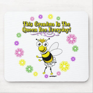 Tapis De Souris Cette Grand-Mère Est La Reine Bee Chaque Jour Bagu