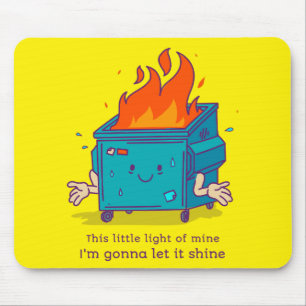 Tapis De Souris Cette Petite Lumière : Feu de Débiteur Mousepad