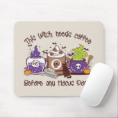 Tapis De Souris Cette sorcière a besoin de café (Avec souris)