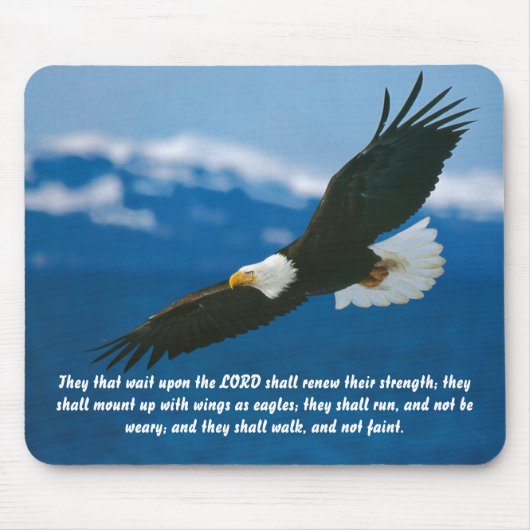 Tapis De Souris Ceux Qui Attendent Le Seigneur (Devant)