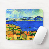 Tapis De Souris Cezanne - Golfe de Marseille, célèbre peinture, (Avec souris)