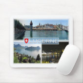 Tapis De Souris CH Swiss - Suisse - Lucerne - Luzern - Suisse - (Avec souris)
