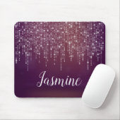 Tapis De Souris Chaîne de lumière blanche classique personnalisée (Avec souris)