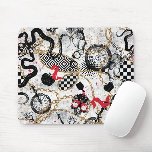 Tapis De Souris Chaînes et crânes (Avec souris)