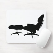 Tapis De Souris Chaise longue et tabouret d'Eames (Avec souris)