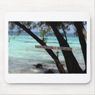 Tapis De Souris Chaises de plage Rum Point Grand Cayman
