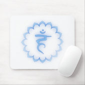 Tapis De Souris Chakra à Throat "tendu" - Bleu clair (Avec souris)