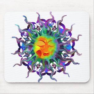 Tapis De Souris Chakra Sun Mousepad léger