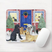 Tapis De Souris Chaleur de Noël (Avec souris)