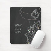 Tapis De Souris Chalkboard Alice dans Wonderland Teups Chalk (Avec souris)