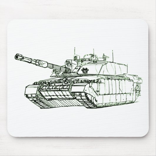 Tapis De Souris Challenger 2 MBT (Devant)