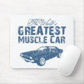 Tapis De Souris Challengeur de 1970 Dodge (Avec souris)