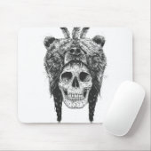 Tapis De Souris Chaman mort (b&w) (Avec souris)