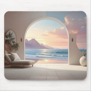Tapis De Souris Chambre de luxe avec vue sur l'océan