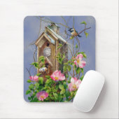 Tapis De Souris Chambre Mousepad d'oiseau (Avec souris)