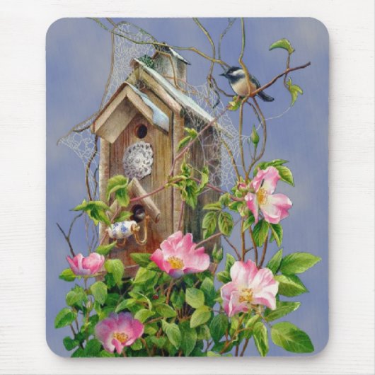 Tapis De Souris Chambre Mousepad d'oiseau (Devant)