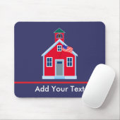 Tapis De Souris Chambre rouge d'école (Avec souris)