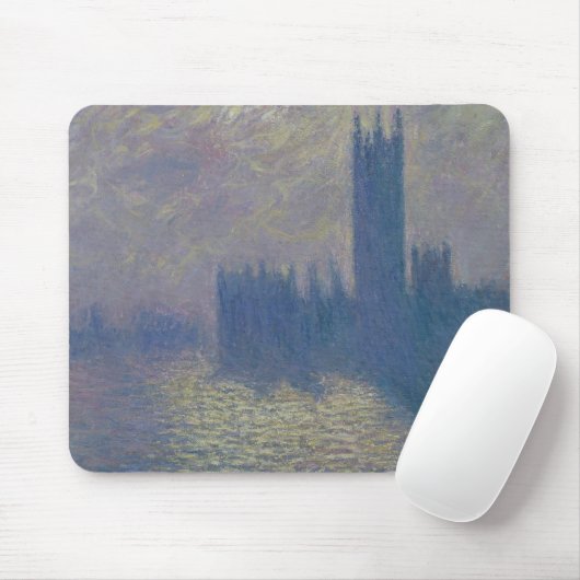 Tapis De Souris Chambres de Claude Monet | du Parlement, ciel (Avec souris)
