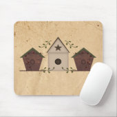 Tapis De Souris Chambres d'oiseaux primitives Mousepad (Avec souris)